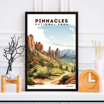 Pinnacles National Park Poster, Travel Art, Office Poster, Home Decor | S8 - image5